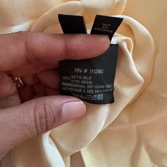 DEREK LAM Silk Sonia Long Sleeve Blouse - Picture 4 of 4